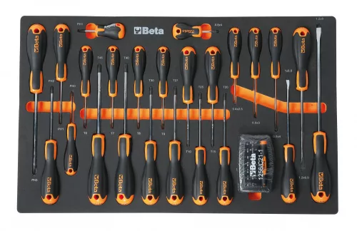 BETA 2400S-O7/E-M EASY 7 fiókos szerszámkocsi 309 darabos szerszámkészlettel