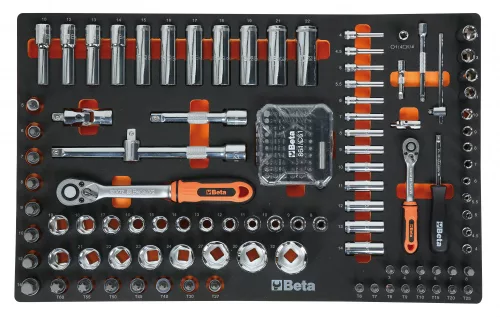 BETA 2400S-G7/E-M EASY 7 fiókos szerszámkocsi 309 darabos szerszámkészlettel
