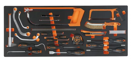 BETA 2400S-XLG9/E-XXL EASY 9 fiókos szerszámkocsi 614 darabos szerszámkészlettel
