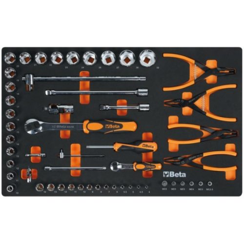 Beta 2400 RSC24/7-VIS Mozgó görgős fülke 7 fiókkal és 224 szerszámkészlettel