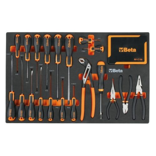 Beta 2400 RSC24/7-VIS Mozgó görgős fülke 7 fiókkal és 224 szerszámkészlettel