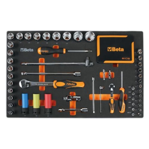 Beta 2400 RSC24/7-VA Mobil görgős fülke 7 fiókkal és 223 szerszámkészlettel