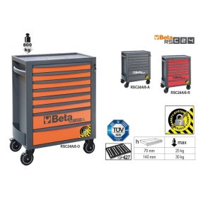   Beta RSC24A/8-A-8 FIÓKOS SZERSZÁMKOCSI BORULÁSGÁTLÓ RENDSZERREL