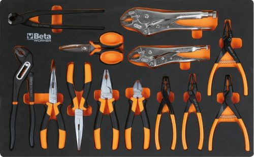 BETA BW 2400S-XLO9/E-XL Worker 9 fiókos szerszámkocsi 487 darabos szerszámkészlettel