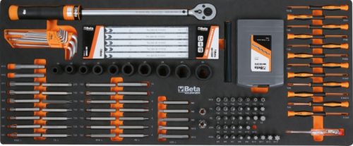 BETA BW 2400S-XLO9/E-XXL Worker 9 fiókos szerszámkocsi 716 darabos szerszámkészlettel