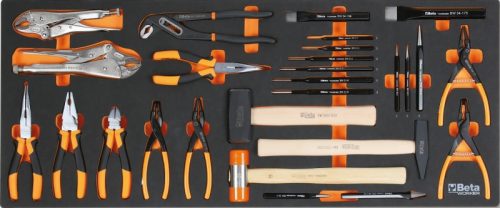 BETA BW 2400S-XLR9/E-XXL Worker 9 fiókos szerszámkocsi 716 darabos szerszámkészlettel