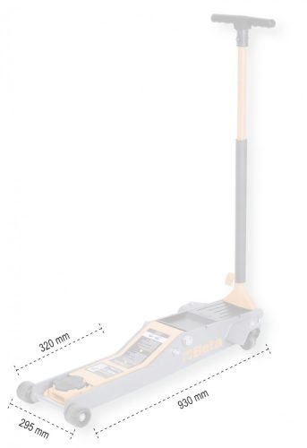 Beta BETA 3029L/2T  Alacsony profilú hosszú krokodil emelő, 2 t