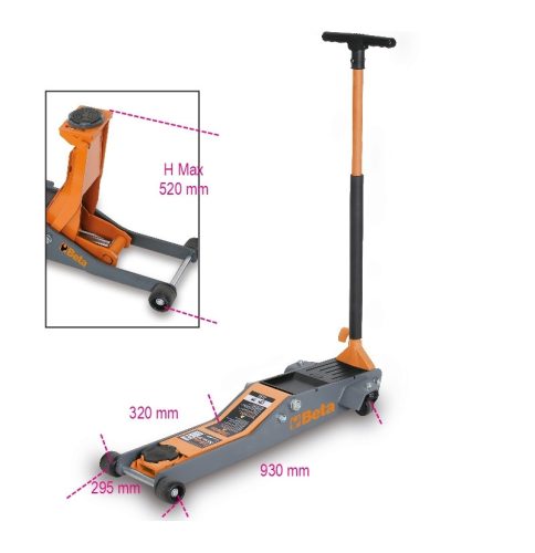 Beta BETA 3029L/2T  Alacsony profilú hosszú krokodil emelő, 2 t