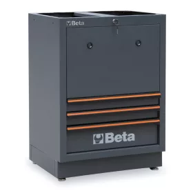   Beta C45PRO TC 3 fiókos rögzített, dobtárolós modul a C45PRO műhelyberendezés összeállításhoz