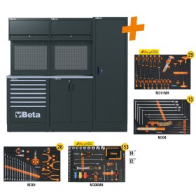   Beta RSC50 D/223UT Műhelyfelszerelés kombináció RSC50 2.0 223 szerszámmal