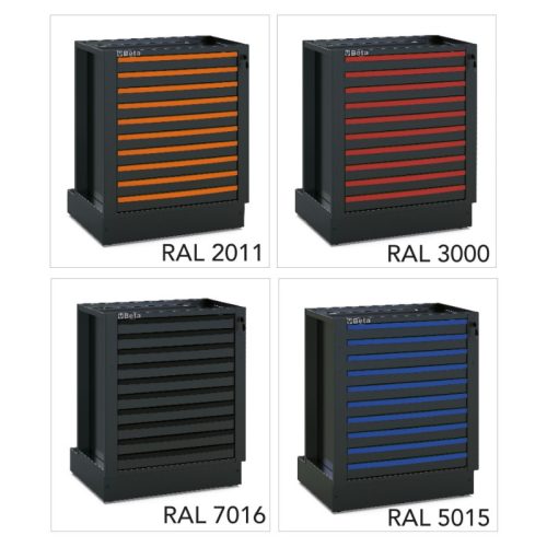 Beta 5000 RSC50/KFC 10 db színes fiókelőlap az RSC50 műhelyberendezés összeállításhoz