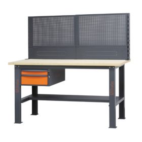   Beta C58K/2PF-1,6M 2 db perforált szerszámtartó panel kerettel a C58BC moduláris munkapadokhoz, 1,6 m széles