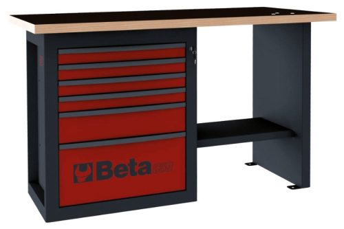 Beta C59C-O "Endurance"munkapad egy 6 fiókos blokkal, rövid kivitel
