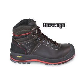   Beta 7294 HM Heavy Duty Mérsékelten vízálló, faggyúzott full-grain bőr félcipő nagyteljesítményű VIBRAM® járófelülettel, kopásálló betéttel a saroknál, és poliuretán orrvédő 41