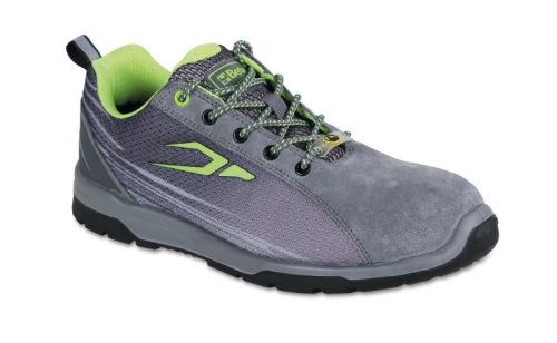 Beta 7316NG Jól szellőző hálós hasítottbőr cipő, a sarok stabilitását segítő alátámasztással 36