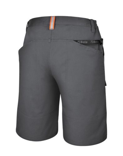 Beta 7931MG XS Bermuda munkanadrág, 100% pamut, szürke