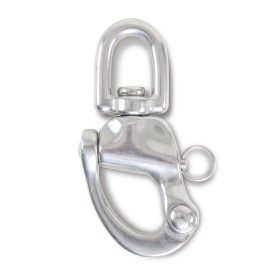   Beta 8273 12 Karabiner horog gyorscsatlakozóval és szemes forgószem Nemesacél AISI 316