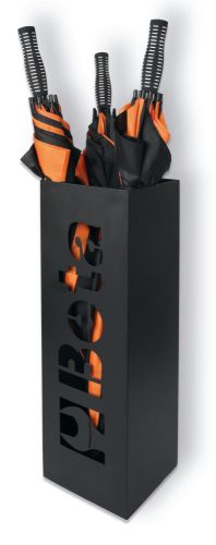 Beta 9520P Esernyőtartó csepptálcával, horganyzott fém, fekete