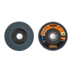   BETA 11218A 40 Csiszolótárcsák cirkónium csiszolóvászonnal, üvegszál csiszolótalp, dupla lamellás kivitel