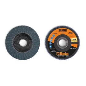   BETA 11218B 60 Csiszolótárcsák cirkónium csiszolóvászonnal, üvegszál csiszolótalp, dupla lamellás kivitel