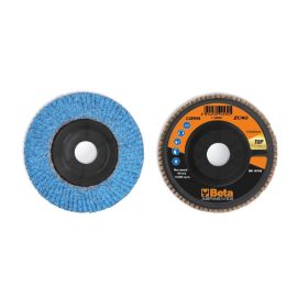   BETA 11240A 40 Csiszolótárcsák kerámia bevonatú cirkónium csiszolóvászonnal, műanyag csiszolótalp, egylamellás kivitel