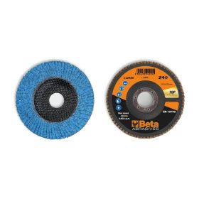   BETA 11242B 60 Csiszolótárcsák kerámia bevonatú cirkónium csiszolóvászonnal, üvegszál csiszolótalp, egylamellás kivitel