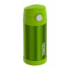 Thermos FUNtainer gyerek termosz szívószállal - lime - 355 ml