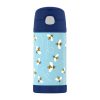 Thermos FUNtainer gyerek termosz szívószállal - honey bees - 355ml