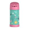 Thermos FUNtainer gyerek termosz szívószállal - wild flowers - 355ml