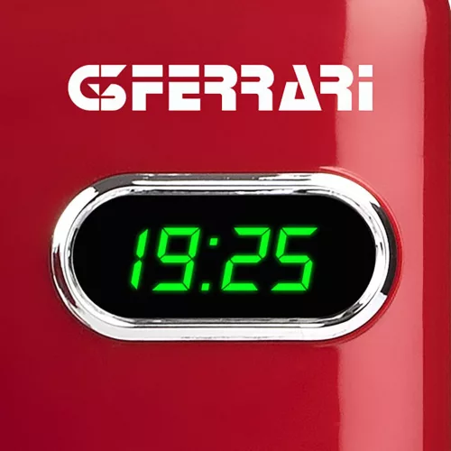 G3 Ferrari G10155 SAPORMIO VINTAGE Mikrohullámú sütő, 20 liter, 1.150W - piros