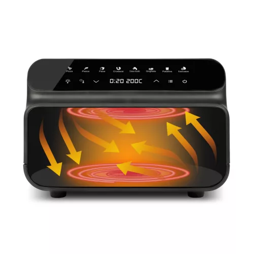 G3 Ferrari G10181 FRIGGISANO BBQ Többfunkciós forrólevegős sütő - 2000W, 10 literes