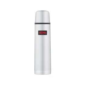   Thermos Mountain termosz gombos zárórendszerrel és bögrével - nemesacél - 1l