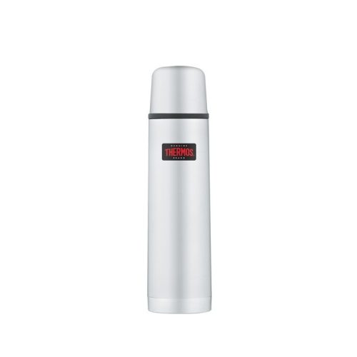 Thermos Mountain termosz gombos zárórendszerrel és bögrével - nemesacél - 750ml