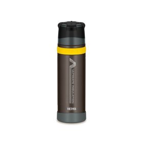   Thermos Mountain FFX termosz bögrével extrém környezetbe - barna - 750ml