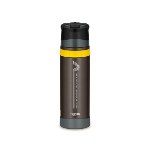 Thermos Mountain FFX termosz bögrével extrém környezetbe - barna - 750ml