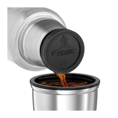 Thermos Style termosz italokra, fogóval - nemesacél - 1,2l