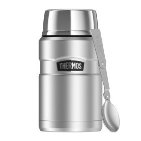   Thermos Style termosz ételre összerakható kanállal és bögrével - nemesacél - 710ml