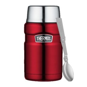   Thermos Style termosz ételre összerakható kanállal és bögrével - piros - 710ml