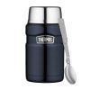 Thermos Style termosz ételre összerakható kanállal és bögrével - sötétkék - 710ml