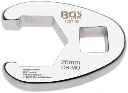 BGS technic 1/2" hollander kulcs fej, 26 mm (BGS 1757-26)