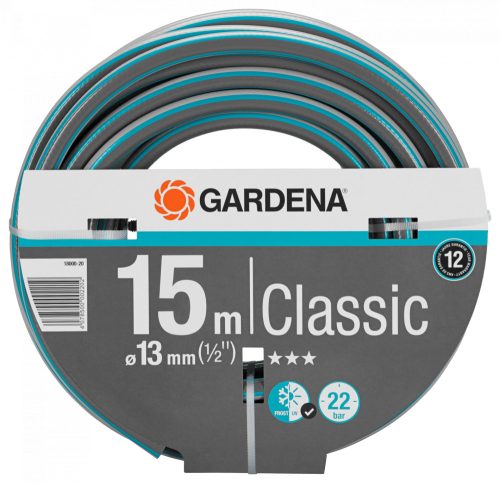 Gardena Classic tömlő, 13 mm (1/2"), 22 bar, 15 m/tekercs