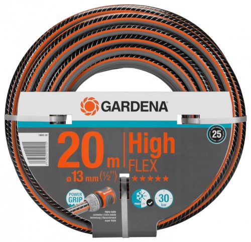 Gardena Comfort HighFLEX tömlő, 13 mm (1/2"), 30 bar, 20 m/tekercs