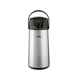   Thermos üveg termoforraló szivattyúval - fémszürke - 1,9l