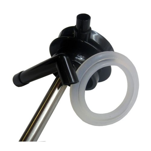 Thermos üveg termoforraló szivattyúval - fémszürke - 1,9l