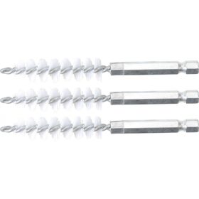   BGS technic Nylonkefe készlet | 12 mm | 1/4" | 3 darabos | a BGS 3078 kefekészlethez (BGS 3078-12-N)