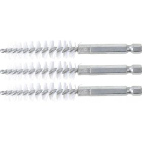   BGS technic Nylonkefe készlet | 13 mm | 1/4" | 3 darabos | a BGS 3078 kefekészlethez (BGS 3078-13-N)