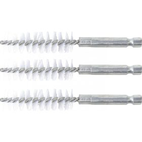   BGS technic Nylonkefe készlet | 15 mm | 1/4" | 3 darabos | a BGS 3078 kefekészlethez (BGS 3078-15-N)