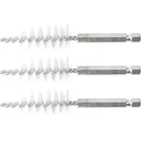   BGS technic Nylonkefe készlet | 18 mm | 1/4" | 3 darabos | a BGS 3078 kefekészlethez (BGS 3078-18-N)