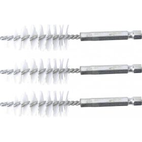   BGS technic Nylonkefe készlet | 19 mm | 1/4" | 3 darabos | a BGS 3078 kefekészlethez (BGS 3078-19-N)