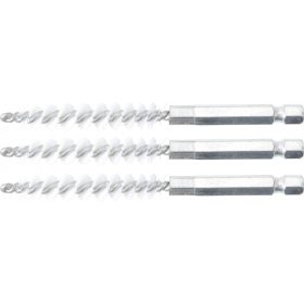   BGS technic Nylonkefe készlet | 8 mm | 1/4" | 3 darabos | a BGS 3078 kefekészlethez (BGS 3078-8-N)